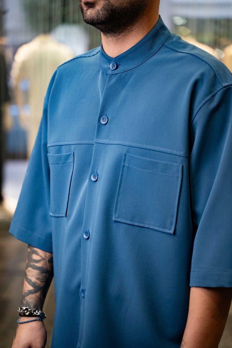 BLACK SHIRT-7010001-BLUE - Image 2