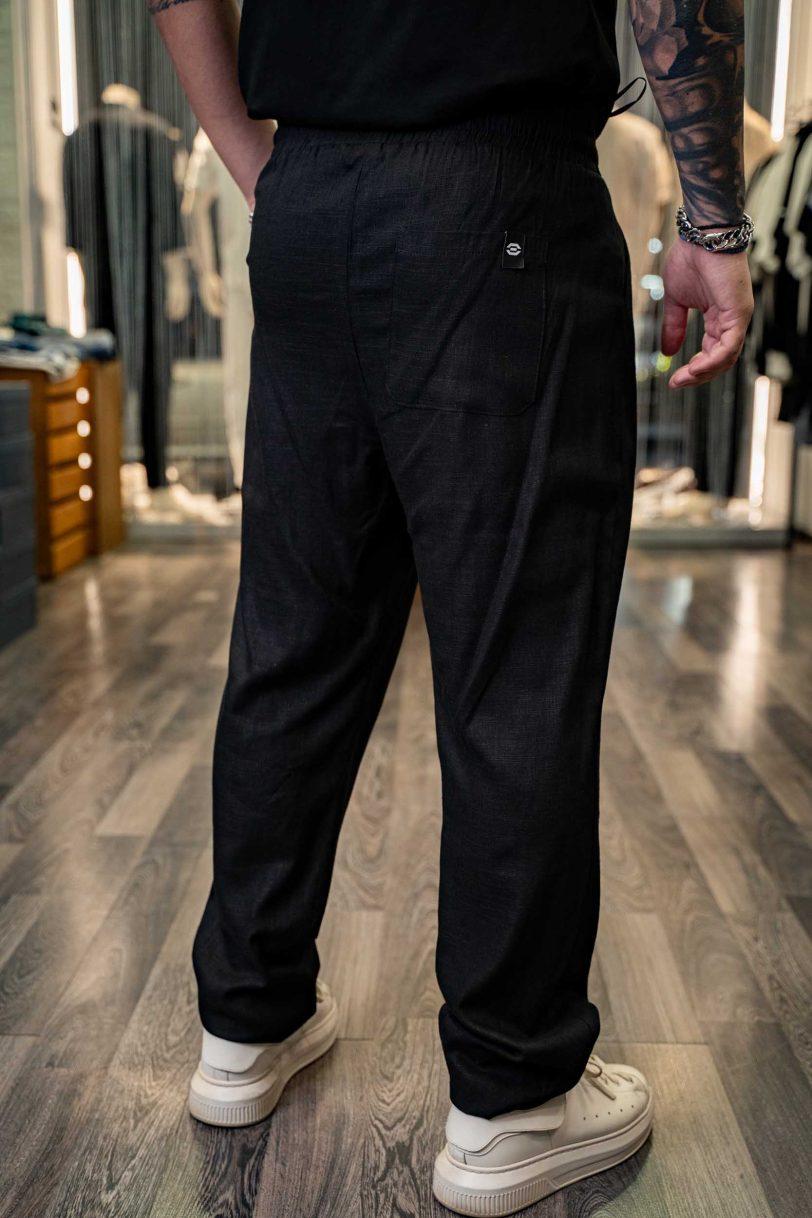 BLACK PANTS LINO-2010072-BLACK - Image 3