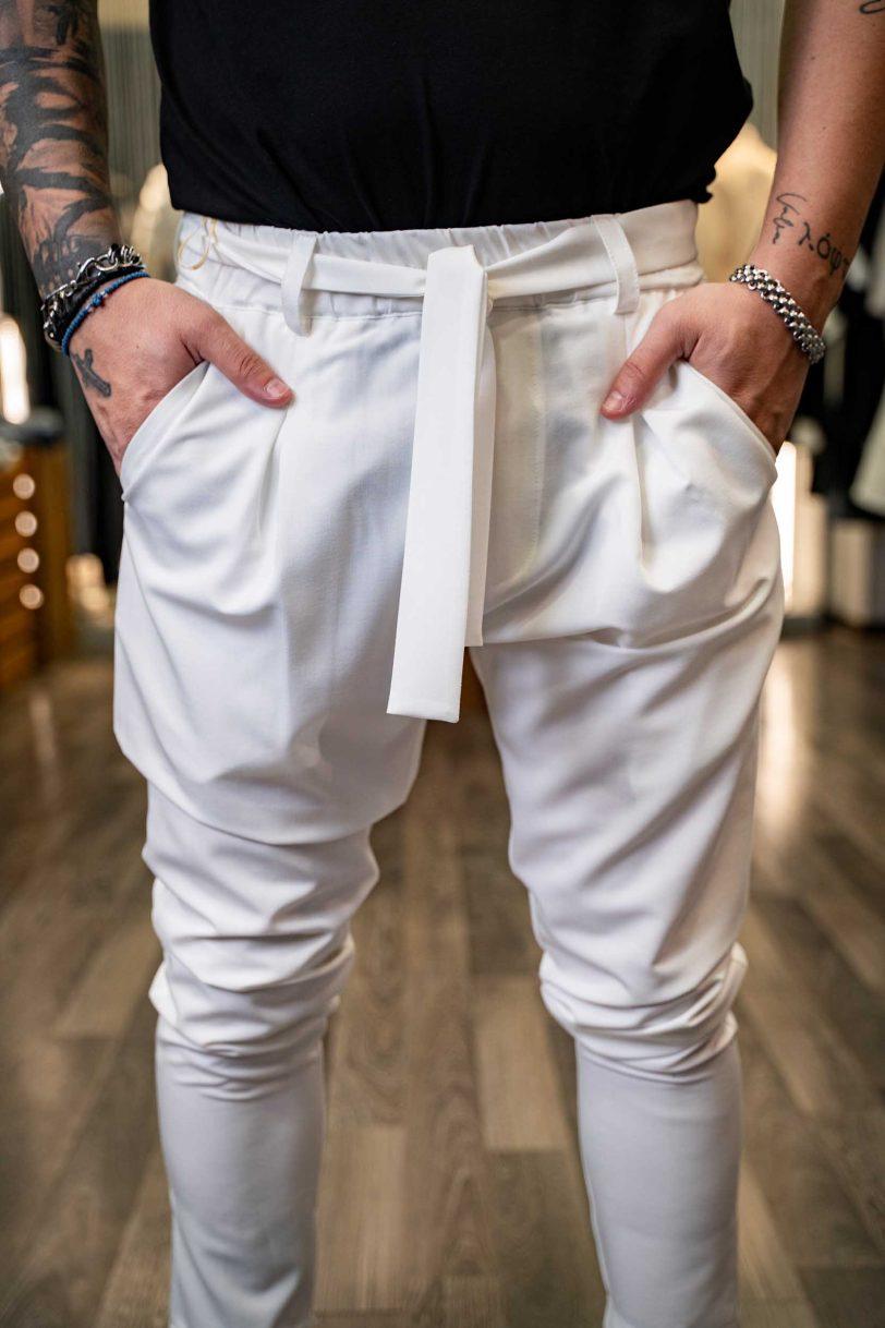 BLACK PANTS-2010051-WHITE - Image 2
