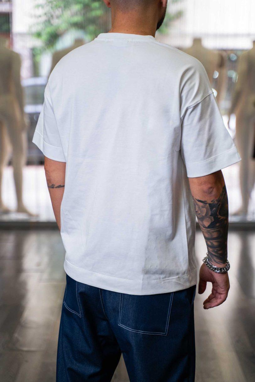 ROYAL DENIM T-SHIRT-MASUDA-4046-WHITE - Image 2