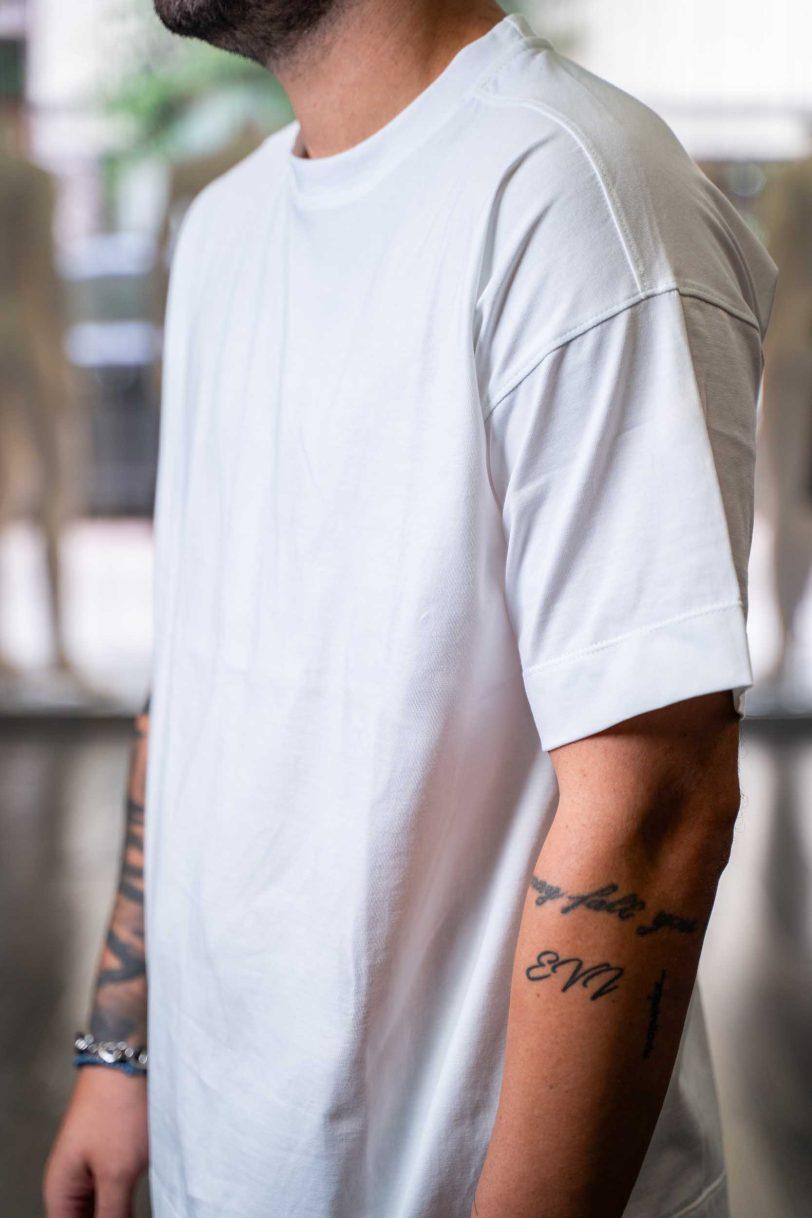 ROYAL DENIM T-SHIRT-MASUDA-4046-WHITE - Image 3