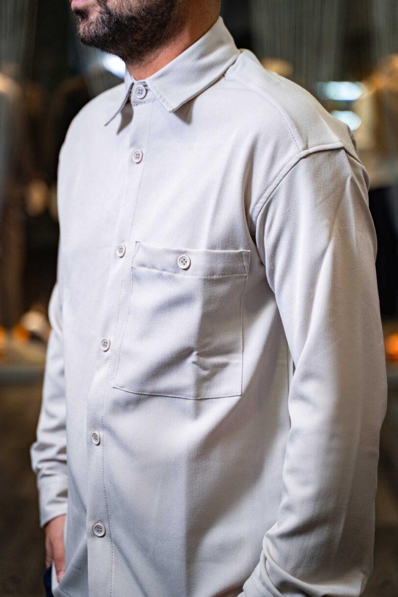 ROYAL DENIM SHIRT-BRUNESSA-1004 CREAM - Image 2
