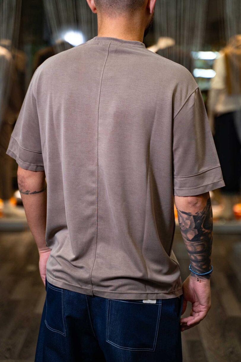 ROYAL DENIM T-SHIRT-4054 TAUPE - Image 3