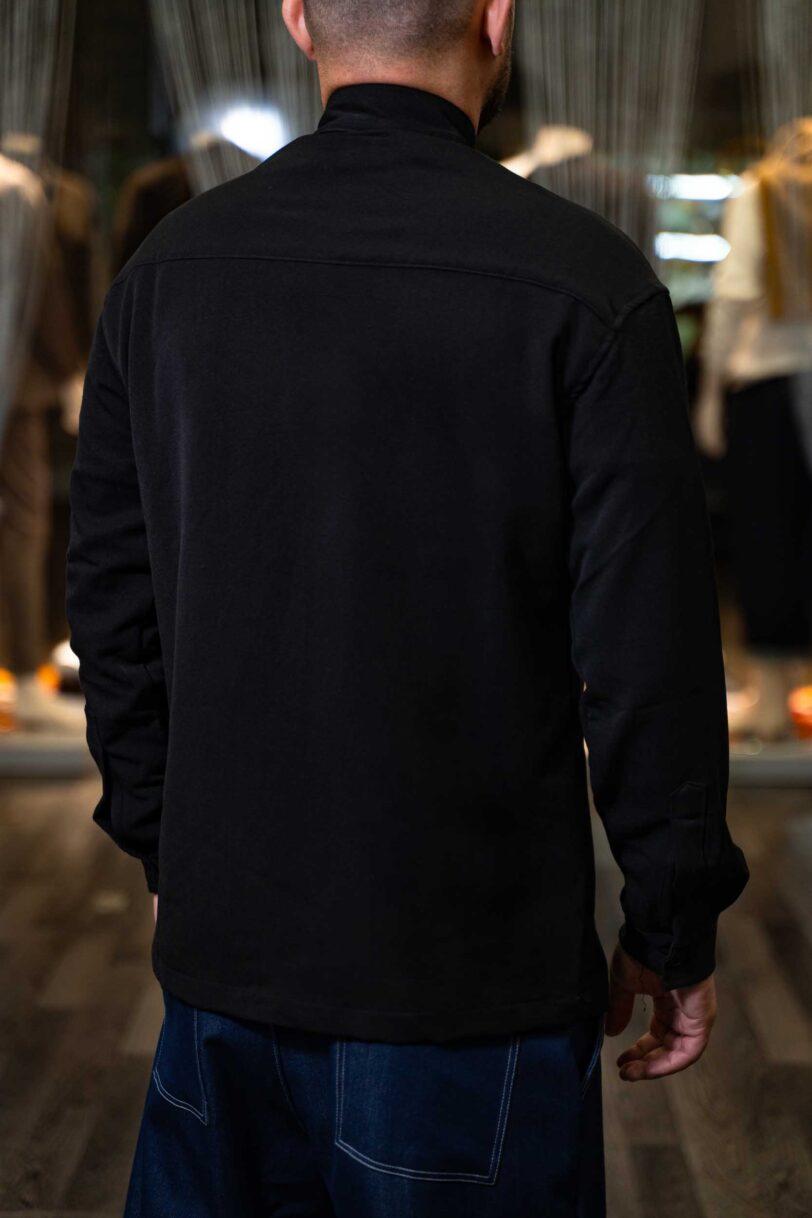 ROYAL DENIM SHIRT-NOVERIA-1005 BLACK - Image 3