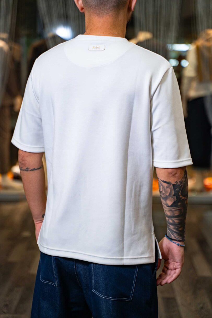 REBEL T-SHIRT-2602 WHITE - Image 3