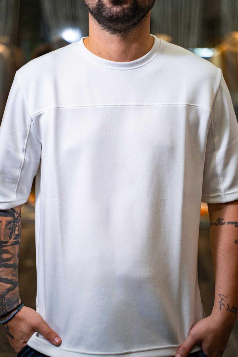 REBEL T-SHIRT-2602 WHITE - Image 2