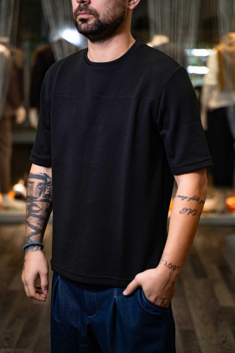 REBEL T-SHIRT-2602 BLACK