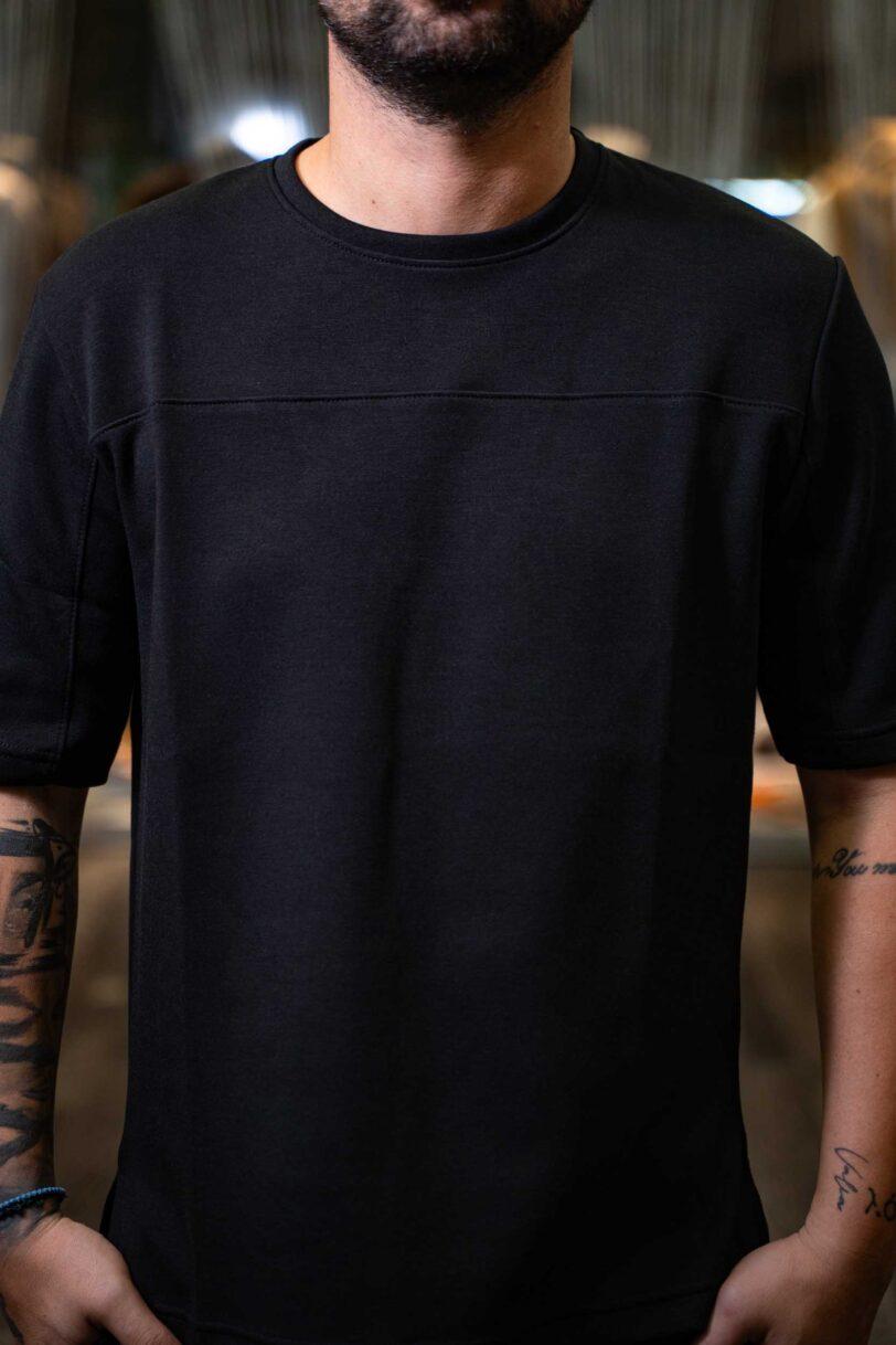 REBEL T-SHIRT-2602 BLACK - Image 2