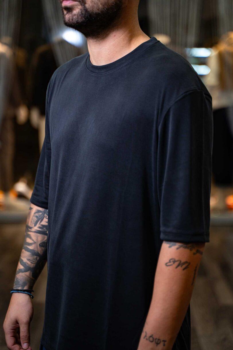 REBEL T-SHIRT-2606 BLACK