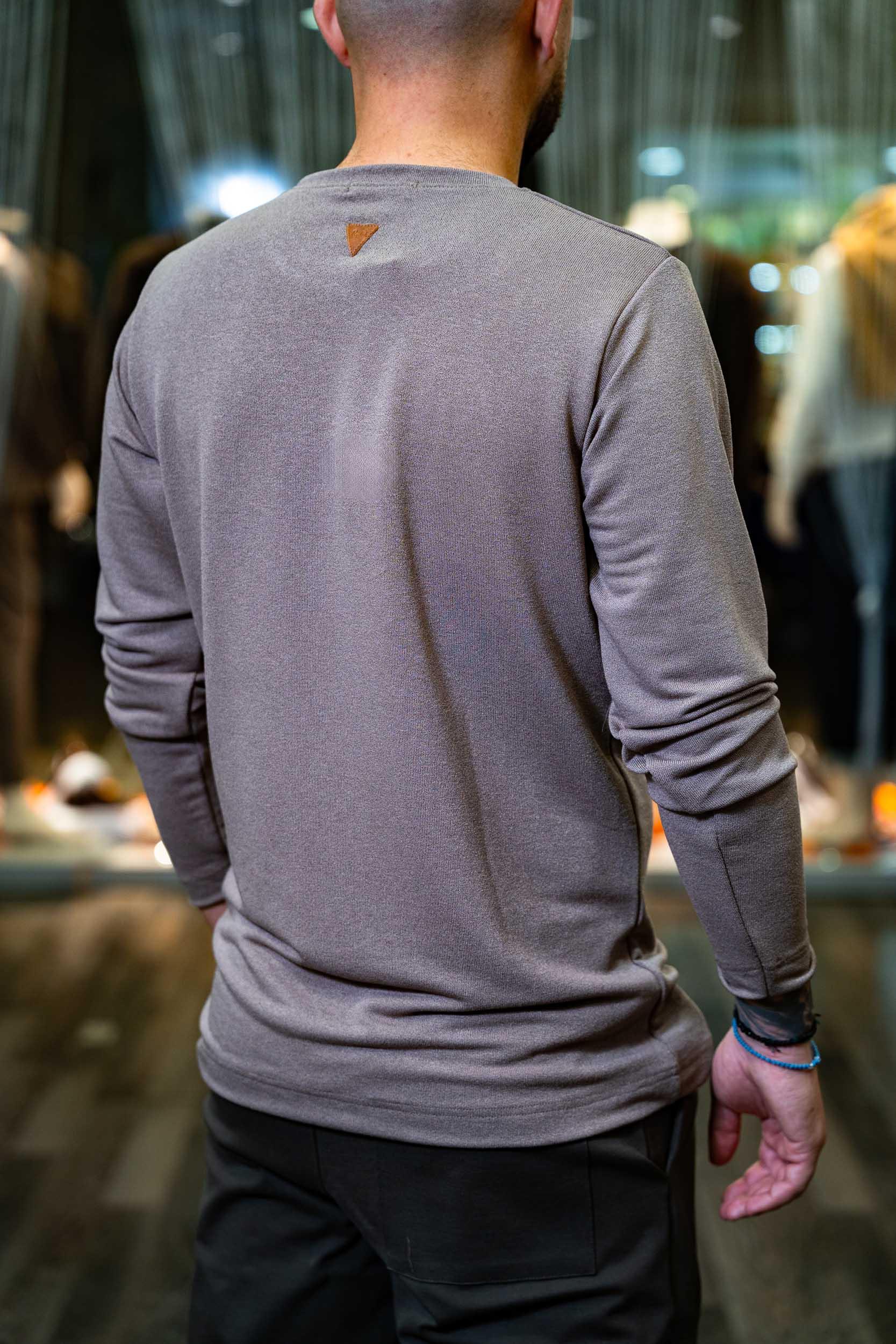 REBEL T-SHIRT-2619-TAUPE - Image 3