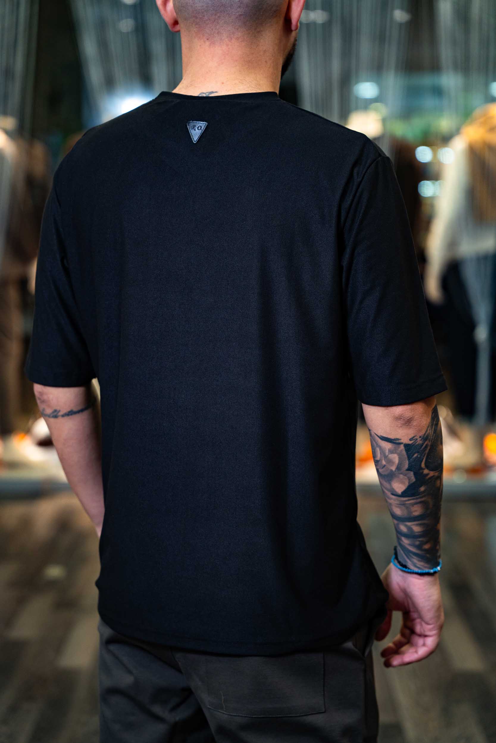 REBEL T-SHIRT-2607 BLACK - Image 3