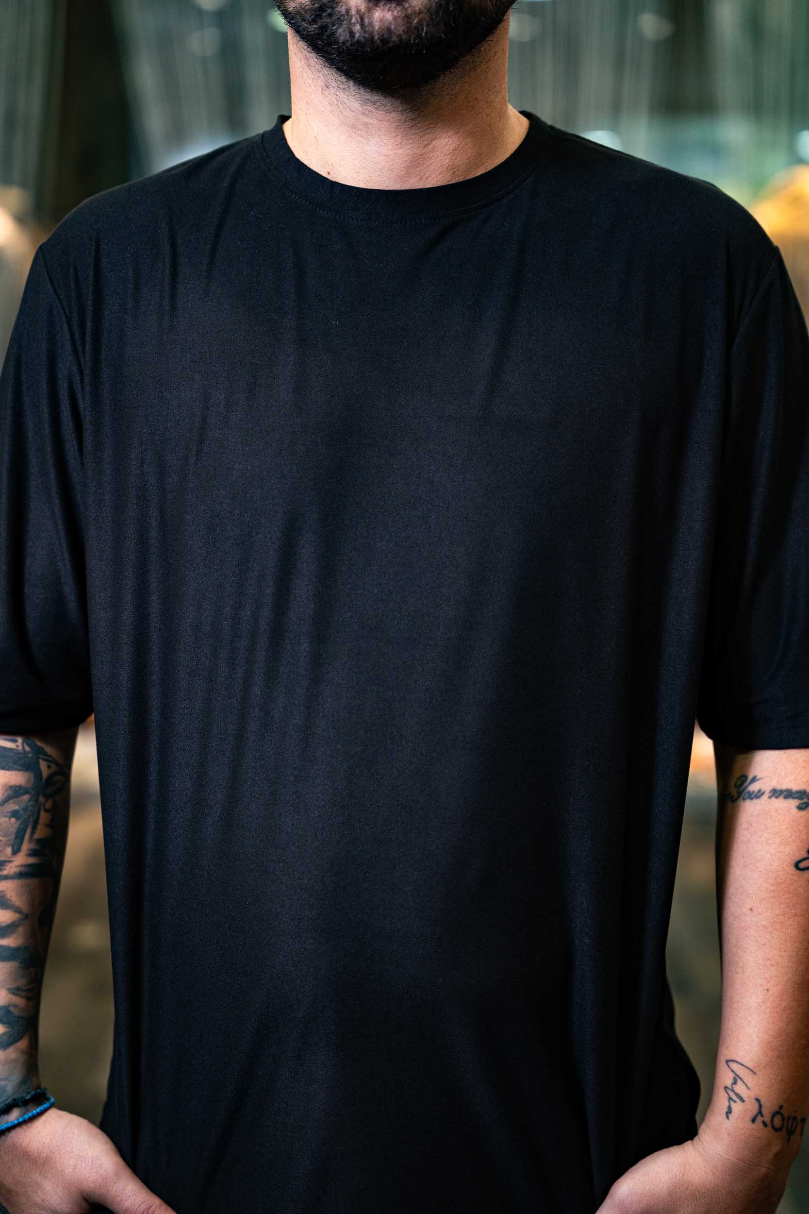 REBEL T-SHIRT-2607 BLACK - Image 2