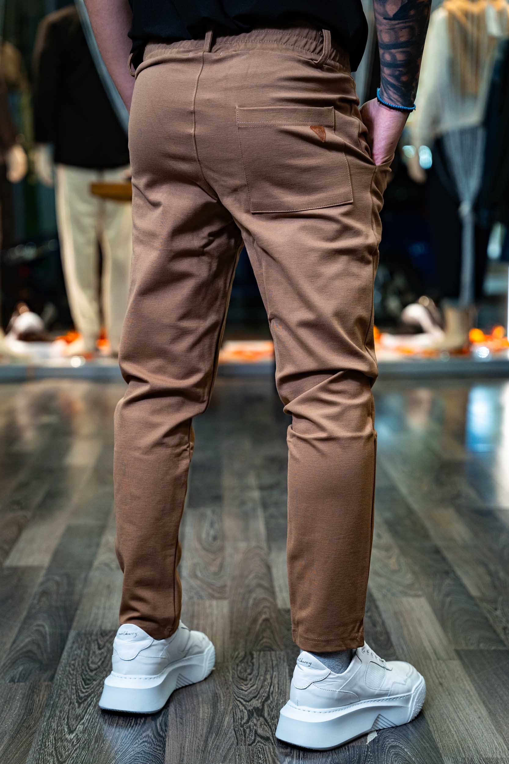 REBEL PANTS-2661 BEIGE - Image 3