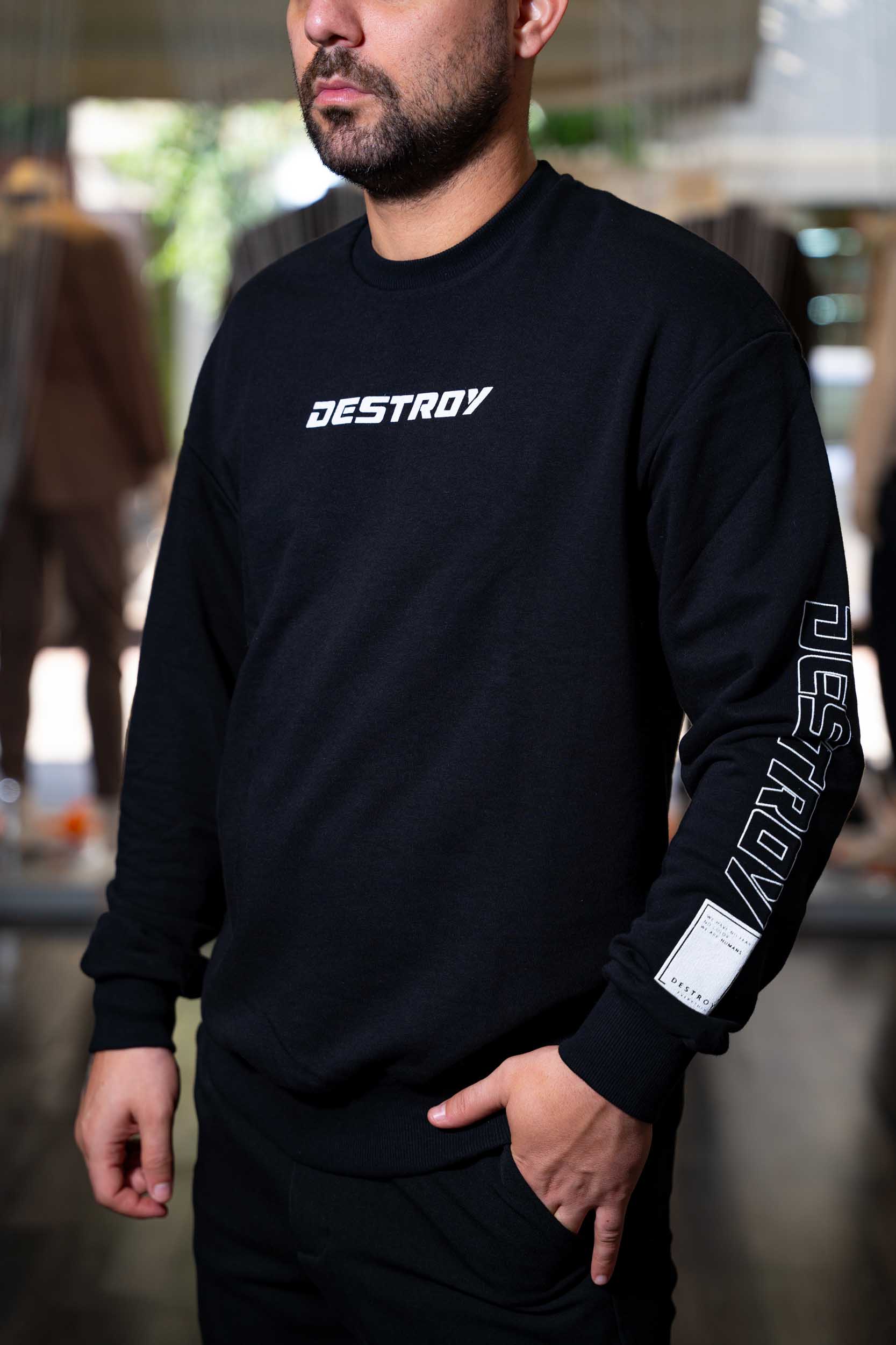 DESTROY HOODIES-JAXON BLACK