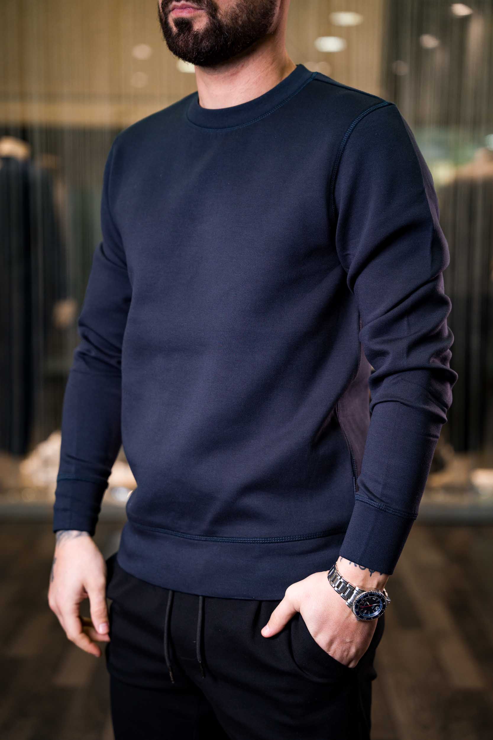 Ανδρικό Φούτερ Casual friday 4741 Μπλέ