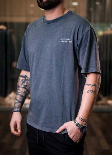 Ανδρικό T-shirt Casual friday 6085 γκρί