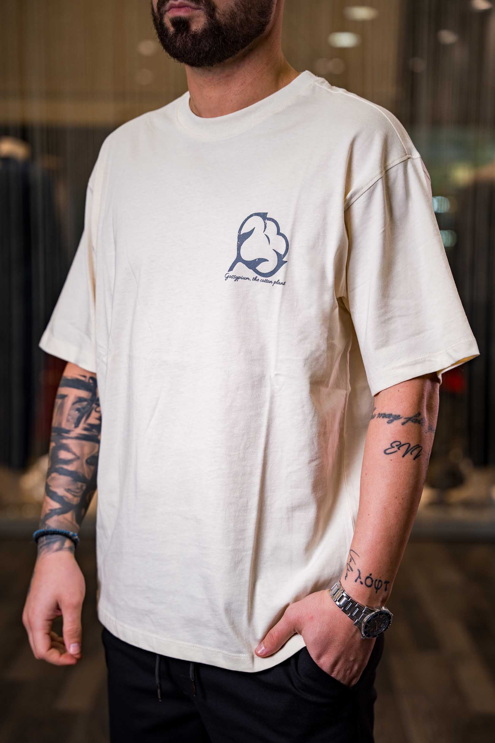 Ανδρικό T-shirt Casual friday 6086 Άσπρο