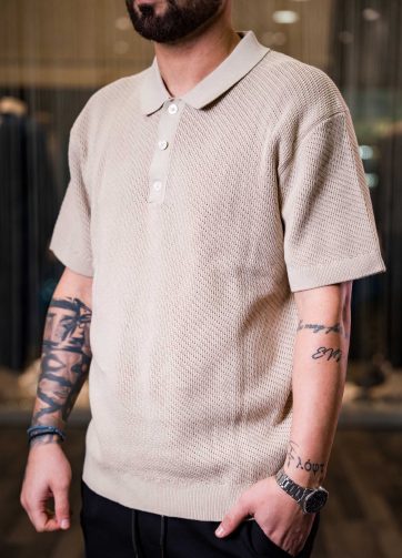 Ανδρικό T-shirt Casual friday 6172 Λαδί