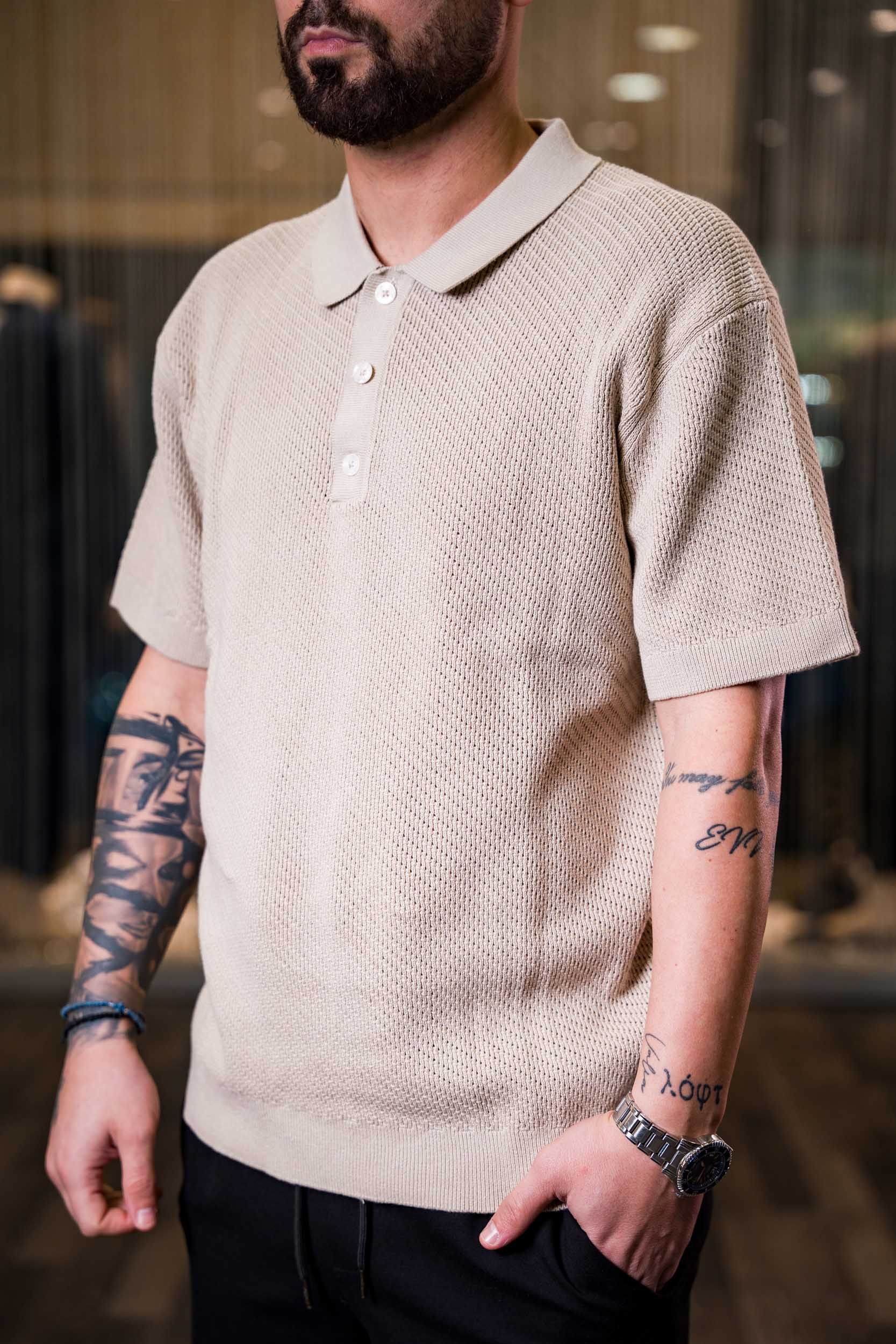 Ανδρικό T-shirt Casual friday 6172 Λαδί