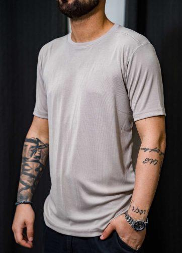 Ανδρικό t-shirt rebel 2037 γκρί