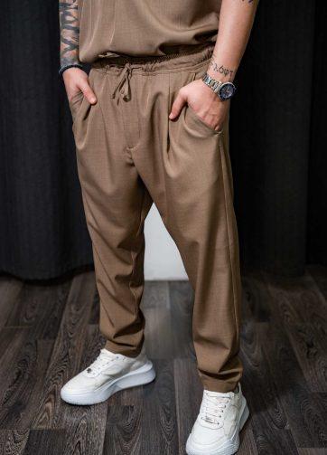 Ανδρικό παντελόνι Badge 1011 brown